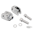 Chrome driver footrest adapters ST18-up