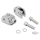Chrome driver footrest adapters ST18-up