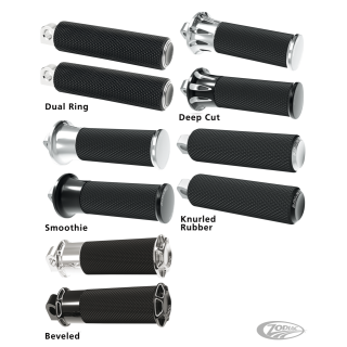 Dual Ring Fusion Footpegs - Black
