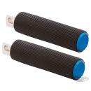 Knurled Fusion Footpegs - Blue