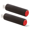 Knurled Fusion Footpegs - Red