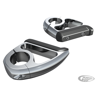 Chrome engine guard toe rests