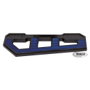 RACING FLOORBOARDS BLACK W/ DIAMOND BLUE
