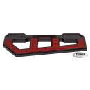 RACING FLOORBOARDS BLACK W/ DIAMOND RED