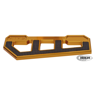 RACING FLOORBOARDS GOLD W/ DIAMOND BLACK