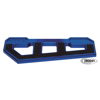 RACING FLOORBOARDS BLUE W/ DIAMOND BLACK