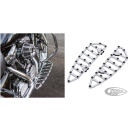 Ness MX Billet Floorboards - Chrome