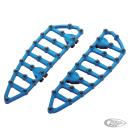 Ness MX Billet Floorboards - Blue