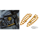 Ness MX Billet Floorboards - Gold