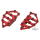 Ness MX Passenger Floorboards - Red