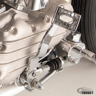 Chrome rear brake pedal BT58-69