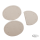 3Pc Clutch and brake pedal pad set White