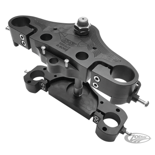 Tommy & Sons gereckte Gabelbrücken Satz für Harley Tourer mit 23" Rad 14-25