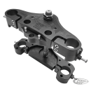 Tommy & Sons gereckte Gabelbrücken Satz für Harley Tourer mit 23" Rad 14-25