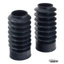 GZP Black rubber forkboots 49mm 7" long