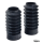 GZP Black rubber forkboots 49mm 7" long