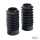 GZP Black rubber forkboots 49mm 7" long