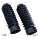 GZP Black rubber forkboots 49mm 9" long