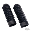 GZP Black rubber forkboots 49mm 9" long