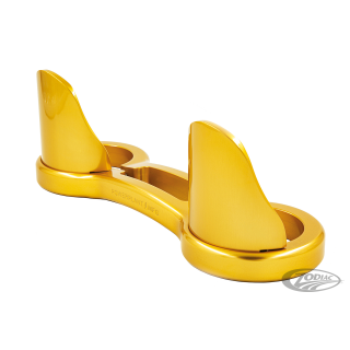 P16 49mm FORK BRACE W/ DUST GUARDS Gold