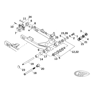 Timken swingarm bearing