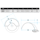 GZP 11" wide Heritage style rear fender