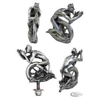 Devil and Wheel Fender Ornament
