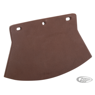 Flap mudguard brown leather