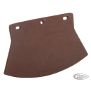 Flap mudguard brown leather