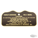 cautionplate early 42WLC military brass