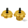 P16 MX GAS CAP & M8 DUMMY CAP SET Gold