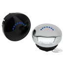 Black LED fuel gauge FLHR/F*ST08-UP