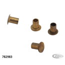 Rivets speedometer face brass set of 4