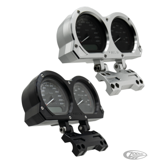 Vitys Road Glide billet gauge Silver