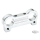 GZP Chr 1-1/4" T-bar gauge mount bracket