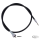 Black speedo cable assy L= 40" 16mm conn