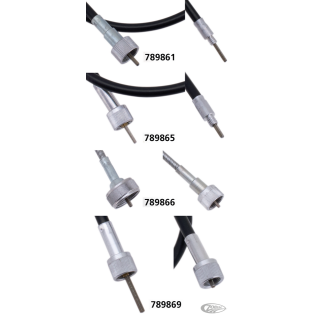 Black speedo cable assy L= 36" 12mm conn