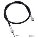 Black Tacho cable L=33" XL74-80 12mm nut