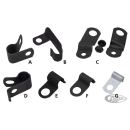 Blk Speedo Cable Clamp OEM #67076-41