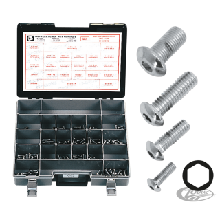 10pck 1/4-20x1/2 chrome sckt button head