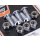 Chrome disc screw&nuts 3/8-16x1" SBHS