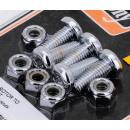 Disc screw/nuts 5/16-18x7/8" TXBH chrome