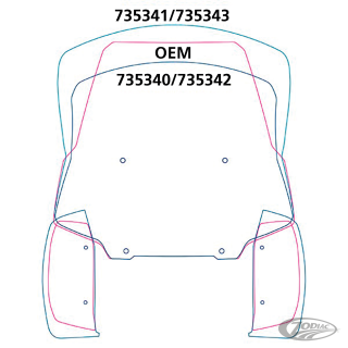 NC V-Stream short clear plain RA21-up