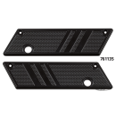 Latch covers black anodised FLH/T93-13