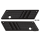 Latch covers black anodised FLH/T93-13