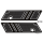 Latch covers black anodised FLH/T93-13