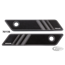 Latch covers black anodised FLH/T14-up