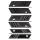 Latch covers black anodised FLH/T14-up