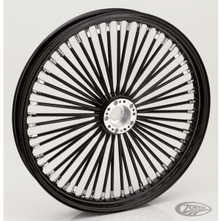 80-Spoke 19x2.15 blk rim+hub,ss spokes