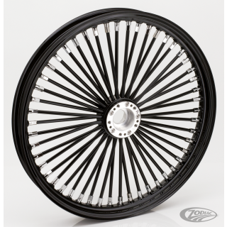 80-Spoke 17x3.5 blk rim+hub,ss spokes